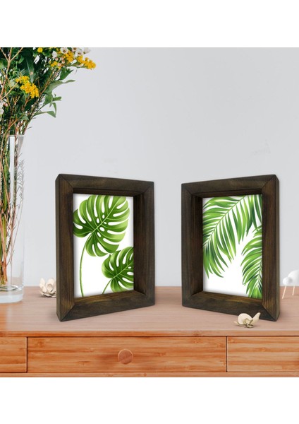 Gift Dekoratif 2'li Doğal Masif Ahşap Çerçeve 15X20CM-5 fiyatları