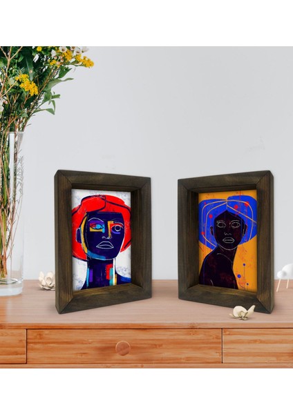 Gift Dekoratif 2'li Doğal Masif Ahşap Çerçeve 15X20CM-12 fiyatları