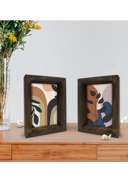 Gift Dekoratif 2'li Doğal Masif Ahşap Çerçeve 15X20CM-42 fiyatları