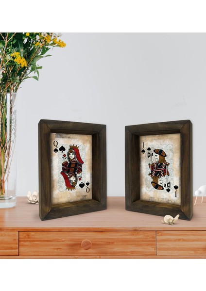 Gift Dekoratif 2'li Doğal Masif Ahşap Çerçeve 15X20CM-39 fiyatları