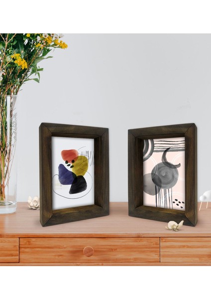 Gift Dekoratif 2'li Doğal Masif Ahşap Çerçeve 15X20CM-28 fiyatları
