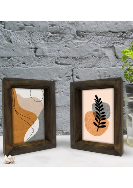 Gift Dekoratif 2'li Doğal Masif Ahşap Çerçeve 15X20CM-19 fiyatları