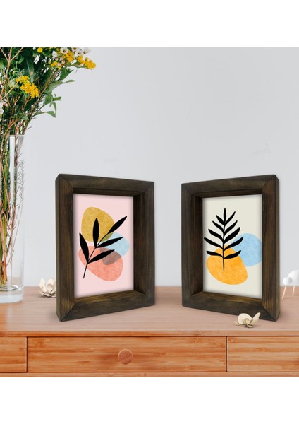 Gift Dekoratif 2'li Doğal Masif Ahşap Çerçeve 15X20CM-18 fiyatları