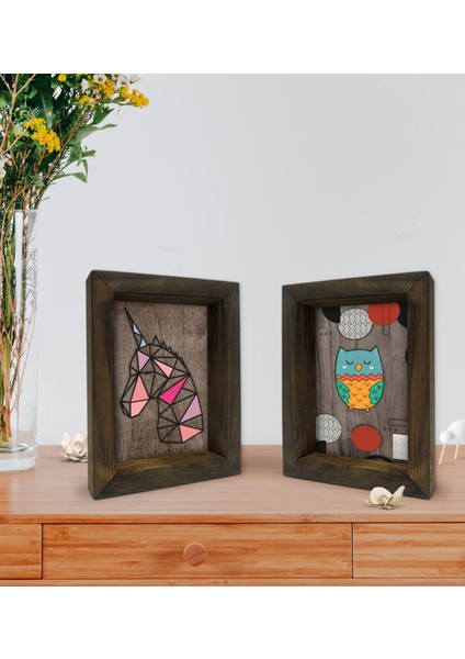 Gift Dekoratif 2'li Doğal Masif Ahşap Çerçeve 15X20CM-76 fiyatları