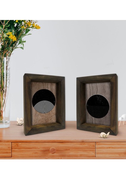 Gift Dekoratif 2'li Doğal Masif Ahşap Çerçeve 15X20CM-60 fiyatları