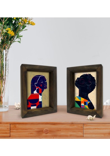 Gift Dekoratif 2'li Doğal Masif Ahşap Çerçeve 15X20CM-13 fiyatları
