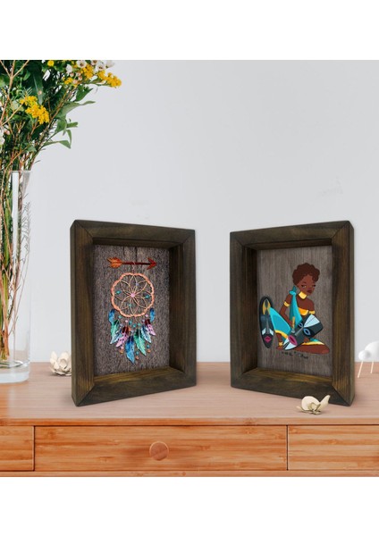 Gift Dekoratif 2'li Doğal Masif Ahşap Çerçeve 15X20CM-81 fiyatları