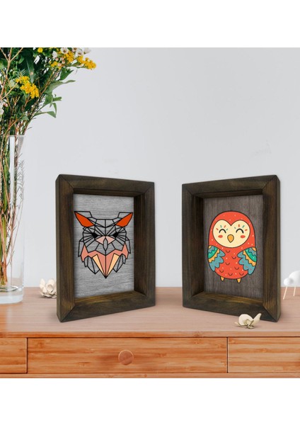 Gift Dekoratif 2'li Doğal Masif Ahşap Çerçeve 15X20CM-77 fiyatları