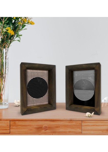 Gift Dekoratif 2'li Doğal Masif Ahşap Çerçeve 15X20CM-61 fiyatları