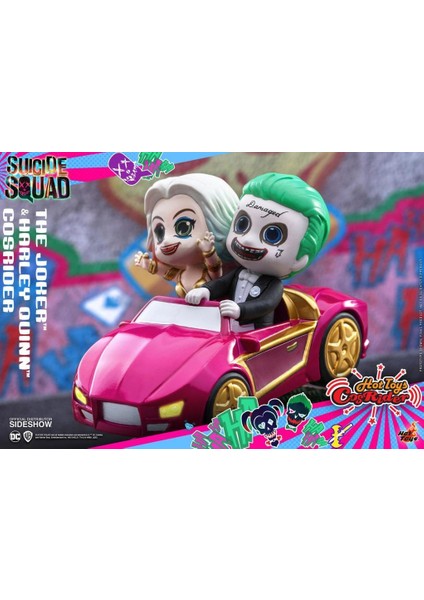 The Joker & Harley Quinn Cosrider Collectible Figure Set modelleri