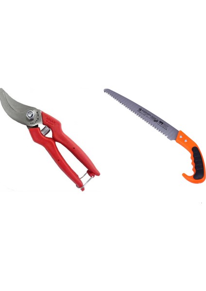 Budama Seti 2 Li Budama Seti Lazerli Testere 300mm Budama Makası