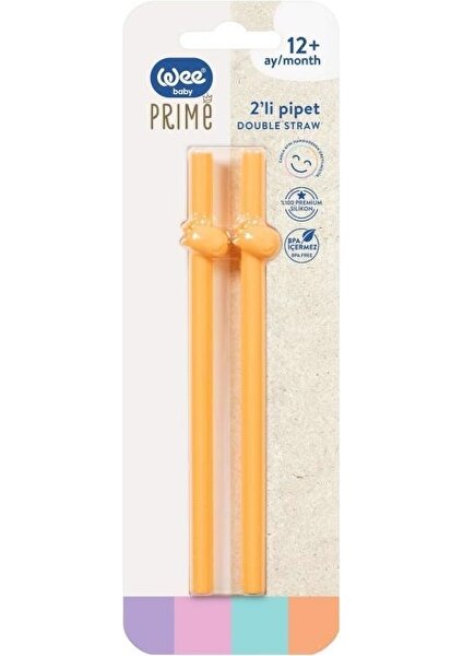 Wee Baby 929 Prime Pipet Silikon Ikili Turuncu