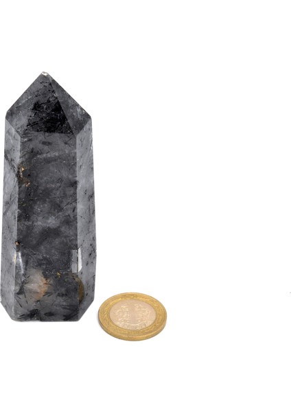 Hakiki Rutil Kuvars Obelisk Doğaltaş 167 gr