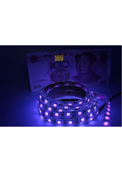 Uv Şerit LED 5050 Smd 60/m Iç Mekan 1mt 12V
