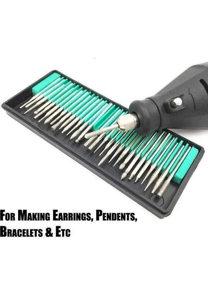 Elmas Freze Taşlama Iğne Zımpara 30LU Set 2.35MM 3mm Dremel Hobi indirimleri