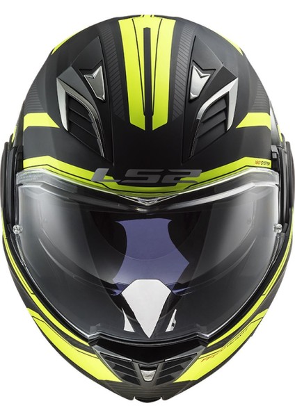 Valiant 2 Revo Mat Siyah-Neon Sari Kask