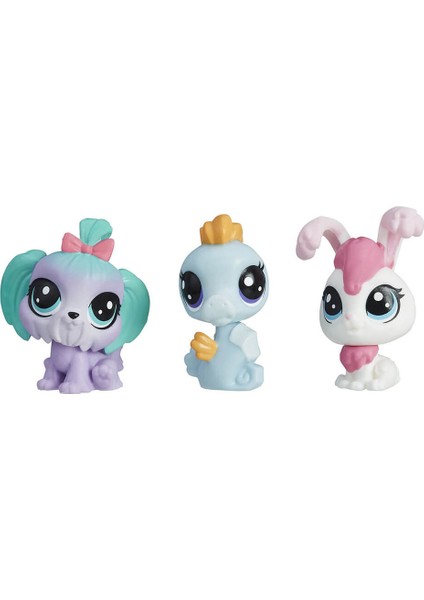 Littlest Pet Shop Mini Miniş Figür Üçlü Paket E0214-E0456