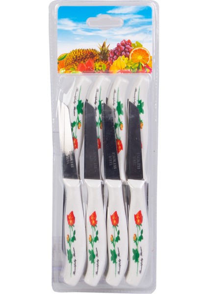 12'li Çicekli Meyve Bıçağı RA-1001