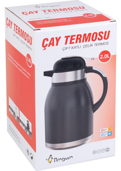 Çift Katlı Çelik Termos 2lt NO1093