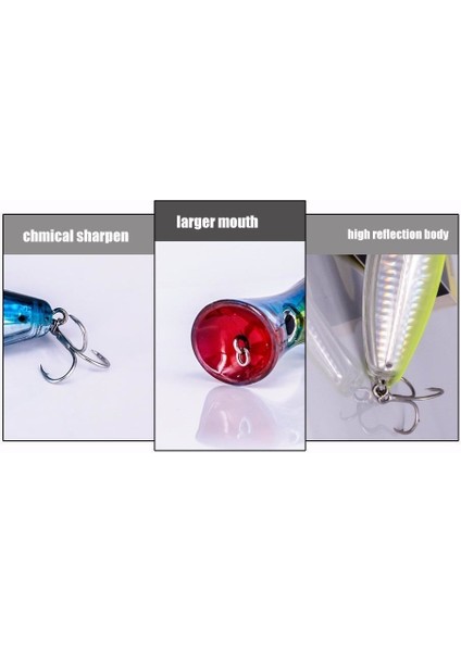 Profısher Lüfer Ton Akya Sert Popper Yapay Yem 40 gr 12,5 cm Yüzey fırsatları