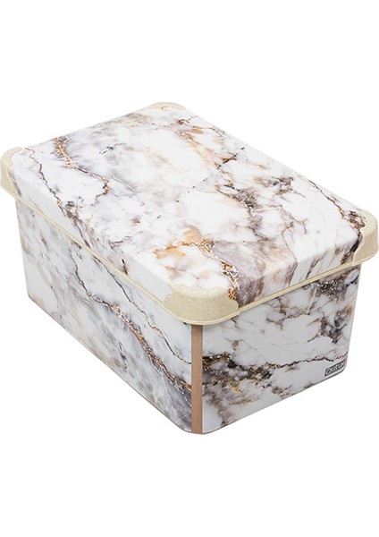 Style Box Marble- 10 Litre Dekoratif Kutu
