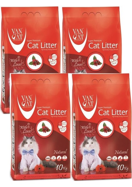 Van Cat Vancat Natural Cat Lıtter 10 kg 4 Adet