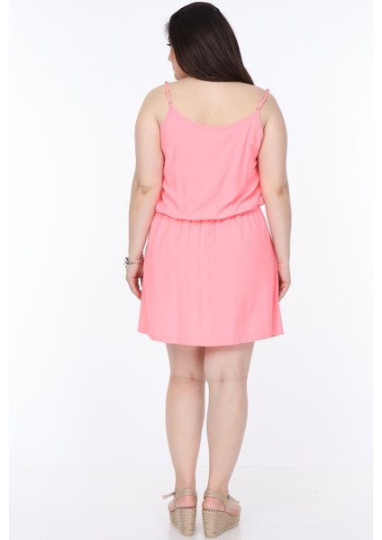 Pembe Askılı Elbise 21D-1055 modelleri