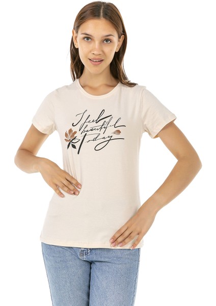 Vıshenka Kadın Bej Penye Pamuk fiyatları