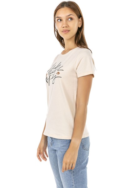 Vıshenka Kadın Bej Penye Pamuk modelleri