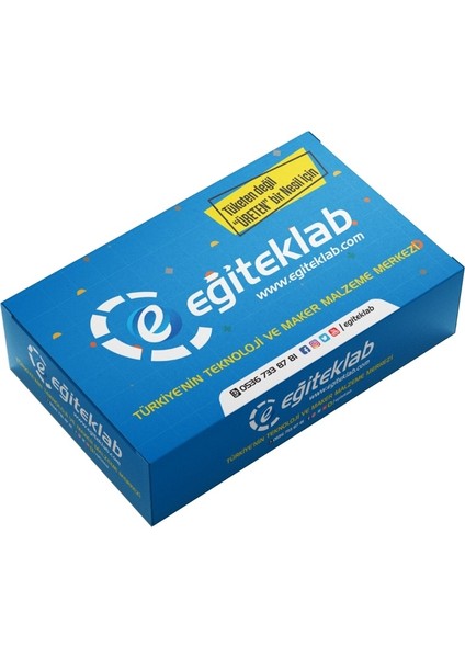 Eğiteklab Robotik Kodlama Seti Sarı Renkli Zeka Geliştirici 1 Adet