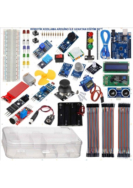 Eğiteklab Robotik Kodlama Arduino Uzaktan Eğitim Seti