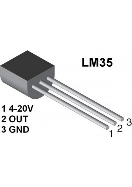 Sıcaklık Sensörü (LM35)