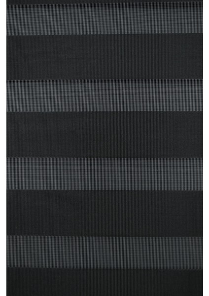 Düz Zebra Perde - Siyah 110X200