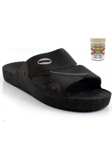 Gzr Erkek Plaj Ev Banyo Deniz Havuz Günlük Terlik 50ML Nane Ferahlığı Topuk Çatlağı ve Nasır Giderici Krem