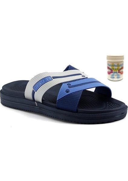 Gzr Erkek Plaj Ev Banyo Deniz Havuz Günlük Terlik 50ML Nane Ferahlığı Topuk Çatlağı ve Nasır Giderici Krem