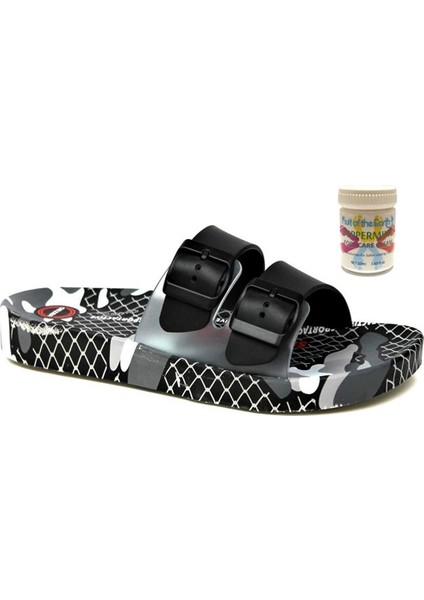 Gzr Erkek Plaj Ev Banyo Deniz Havuz Günlük Terlik 50ML Nane Ferahlığı Topuk Çatlağı ve Nasır Giderici Krem