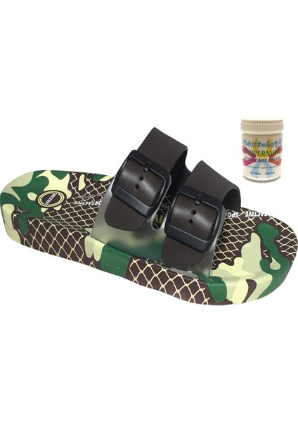 Gzr Erkek Plaj Ev Banyo Deniz Havuz Günlük Terlik 50ML Nane Ferahlığı Topuk Çatlağı ve Nasır Giderici Krem