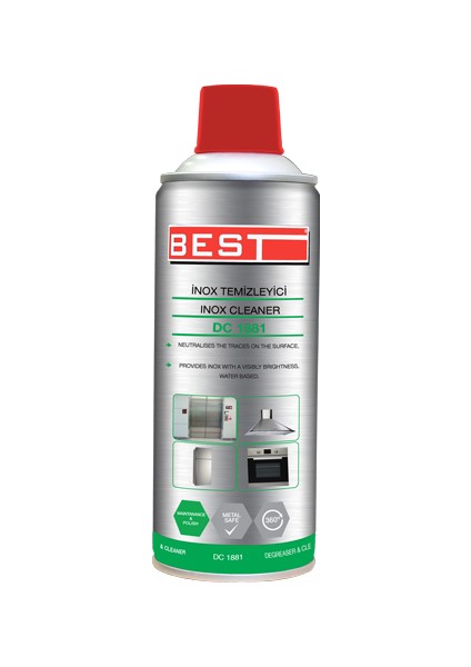 Inox - Paslanmaz Temizleyici Sprey 400 ml