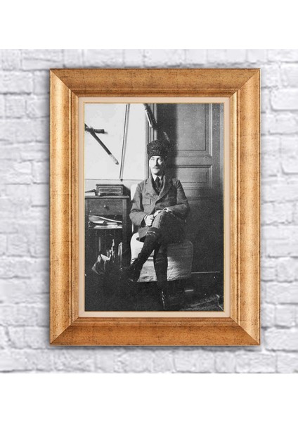 Çerçeveli Atatürk Kanvas Tablo
