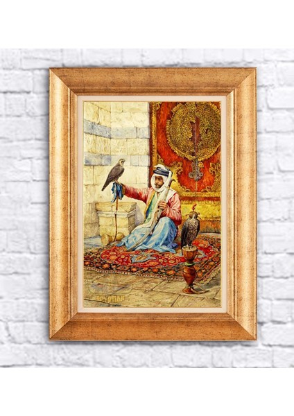 Çerçeveli Paspartolu Dekoratif Kanvas Tablo