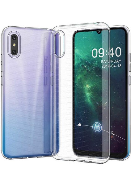 Xiaomi Redmi 9A Kılıf Şeffaf Silikon Hibrit Case