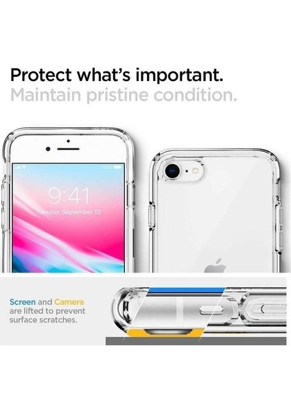Apple iPhone SE 2020 Kılıf Şeffaf Silikon Hibrit Case indirimleri