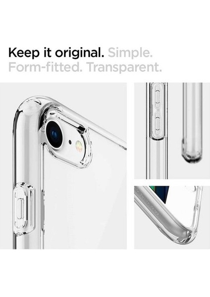 Apple iPhone 8 Kılıf Şeffaf Silikon Hibrit Case indirimleri