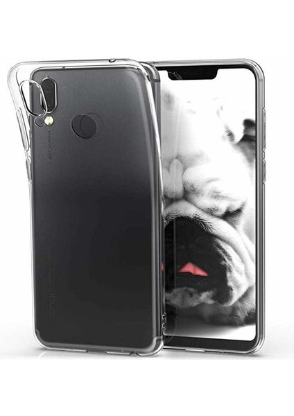 Huawei Honor Play Kılıf Şeffaf Silikon Hibrit Case