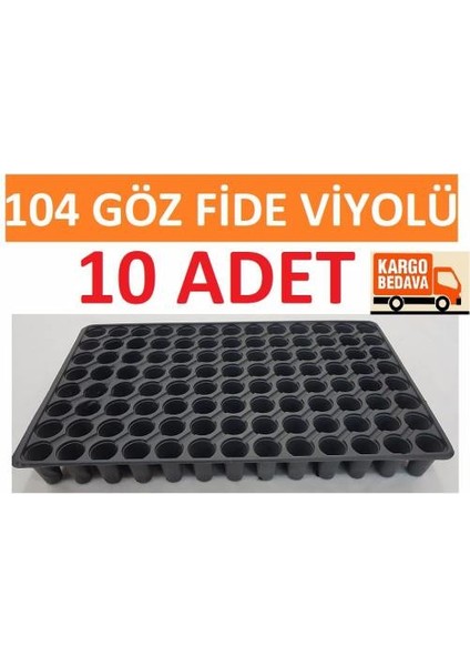 104 Gözlü Fide Ekim Viyolü 10 Adet