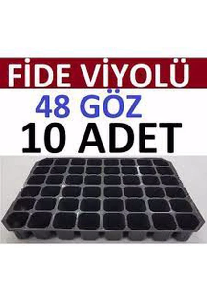 48 Gözlü Fide Ekim Viyolü 10 Adet