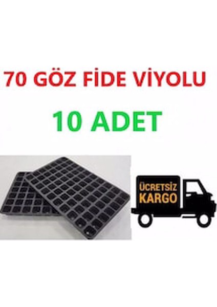 70 Gözlü Fide Ekim Viyolü 10 Adet