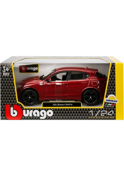 Bburago 1:24 Alfa Romeo Stelvio Model Araba