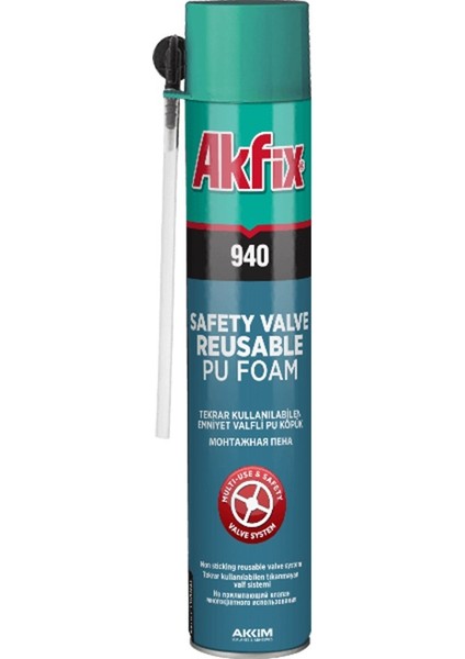 Mekanik Valfli Pu Köpük 900 gr