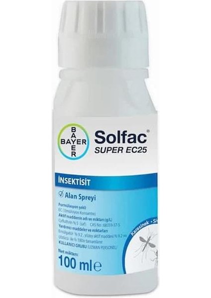 Solfac Ec 25 Karasinek ve Sivrisinek 4'lü x 100 ml